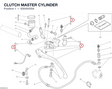 CLUTCH MASTER CYLINDER 63040455A diagram position