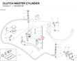 CLUTCH MASTER CYLINDER 63040674B diagram position