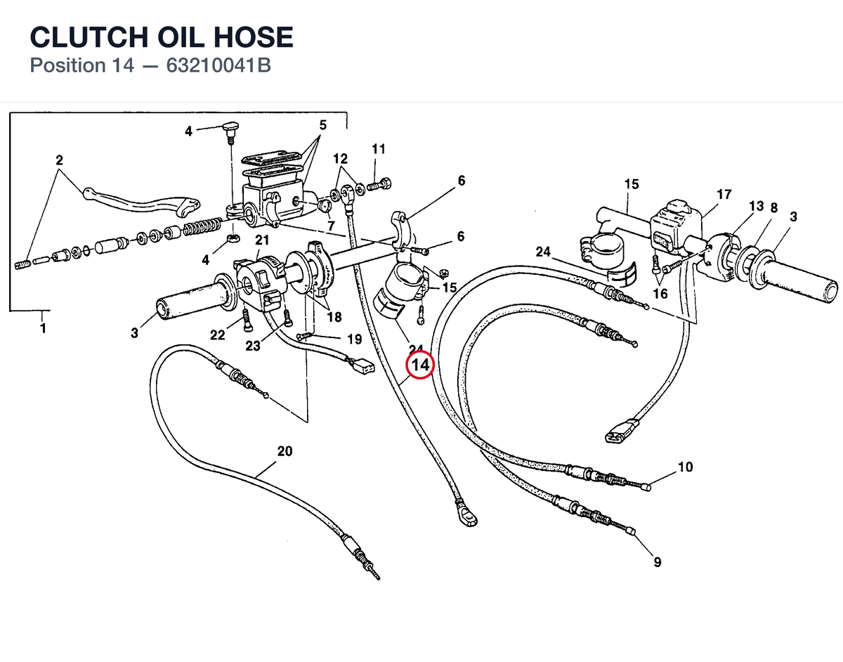CLUTCH OIL HOSE