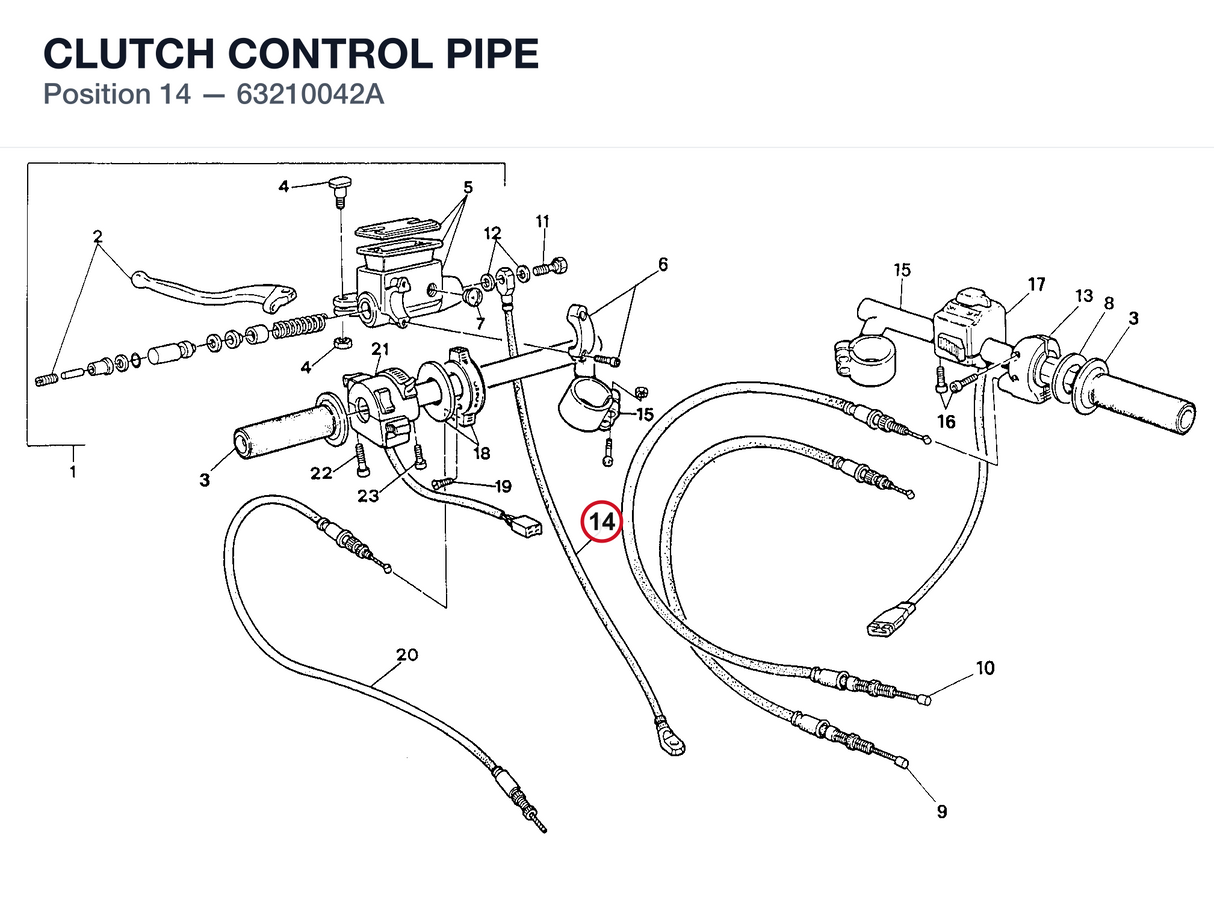 CLUTCH CONTROL PIPE