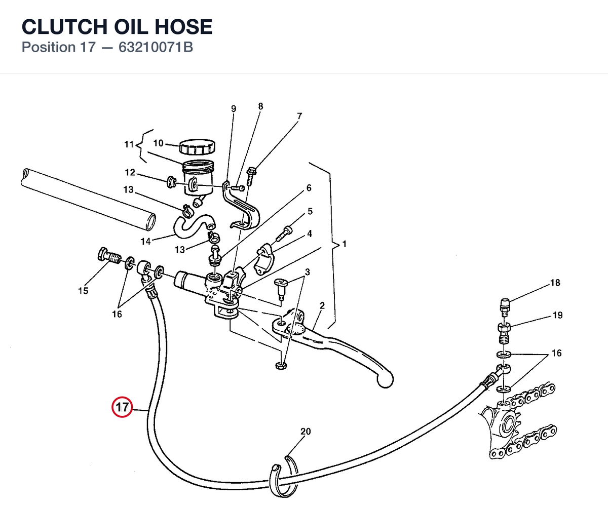 CLUTCH OIL HOSE