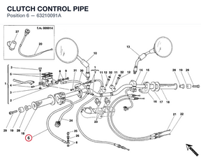 CLUTCH CONTROL PIPE