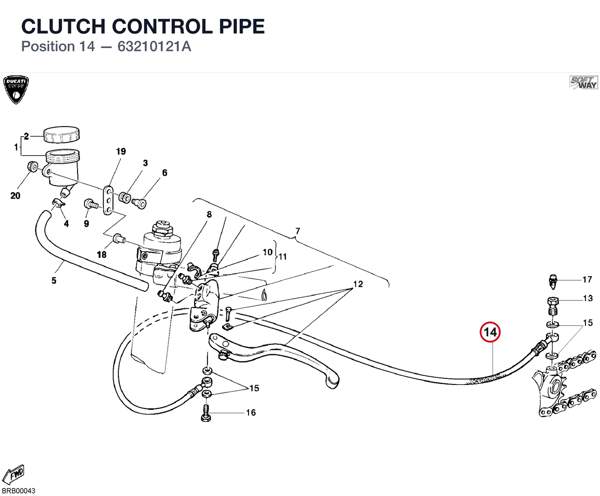 CLUTCH CONTROL PIPE