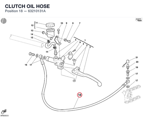 CLUTCH OIL HOSE