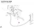 CLUTCH OIL HOSE 63210132B diagram position