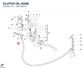 CLUTCH OIL HOSE