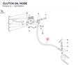 CLUTCH OIL HOSE 63210291A diagram position