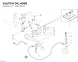 CLUTCH OIL HOSE 63210331A diagram position