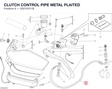 CLUTCH CONTROL PIPE METAL PLAITED