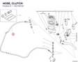 HOSE, CLUTCH 63210812A diagram position
