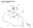 CLUTCH CONTROL PIPE 63210871A diagram position