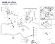 HOSE, CLUTCH 63211271C diagram position