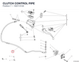 CLUTCH CONTROL PIPE 63211313A diagram position