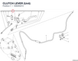 CLUTCH LEVER (Unit) 63620021C diagram position