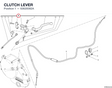 CLUTCH LEVER 63620082A diagram position