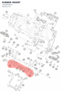 Diagram preview: RUBBER INSERT (76203005031)