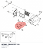 Diagram preview: INTAKE TRUMPET    760 (76006026000)