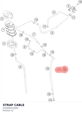 Diagram preview: STRAP CABLE (J330000515000)