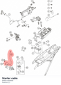Diagram preview: Starter cable (A46011059000)