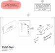 Diagram preview: Clutch lever (61702931044C1)