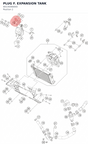 Diagram preview: PLUG F. EXPANSION TANK (90135066000)