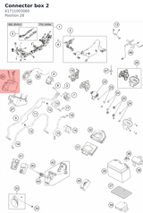 Diagram preview: Connector box 2 (61711003060)