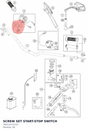Diagram preview: SCREW SET START-STOP SWITCH (76011073110)