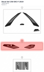 Diagram preview: Decal Set 250 EXC-F 2019 (79608198018)