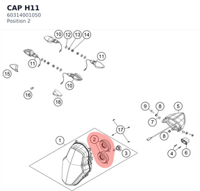 Diagram preview: CAP H11 (60314001050)