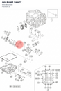 Diagram preview: OIL PUMP SHAFT (63538002000)