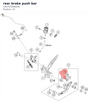Diagram preview: rear brake push bar (C90703068000)