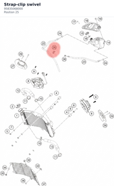 Diagram preview: Strap-clip swivel (95835068000)