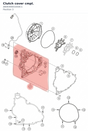 Diagram preview: Clutch cover cmpl. (A60030001044C1)