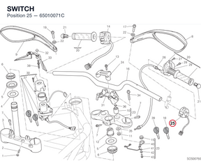 SWITCH 65010071C diagram position