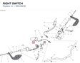 RIGHT SWITCH 65010591B diagram position