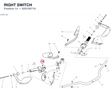 RIGHT SWITCH 65010671A diagram position
