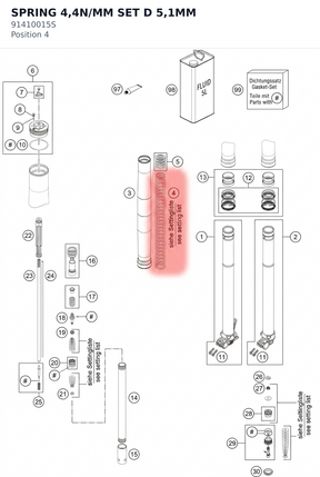 Diagram preview: SPRING 4,4N/MM SET D 5,1MM (91410015S)