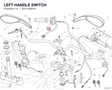 LEFT HANDLE SWITCH 65110091A diagram position