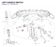 LEFT HANDLE SWITCH 65110111A diagram position