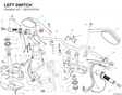 LEFT SWITCH 65110151B diagram position