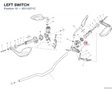 LEFT SWITCH 65110271C diagram position
