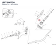 LEFT SWITCH 65110352A diagram position
