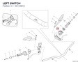 LEFT SWITCH 65110581A diagram position
