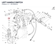 LEFT HANDLE SWITCH 65140061B diagram position