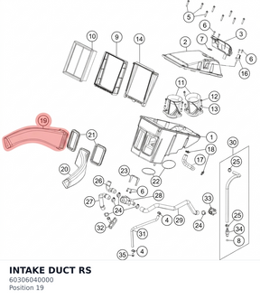 Diagram preview: INTAKE DUCT RS (60306040000)
