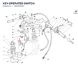 KEY-OPERATED SWITCH 65240042A diagram position