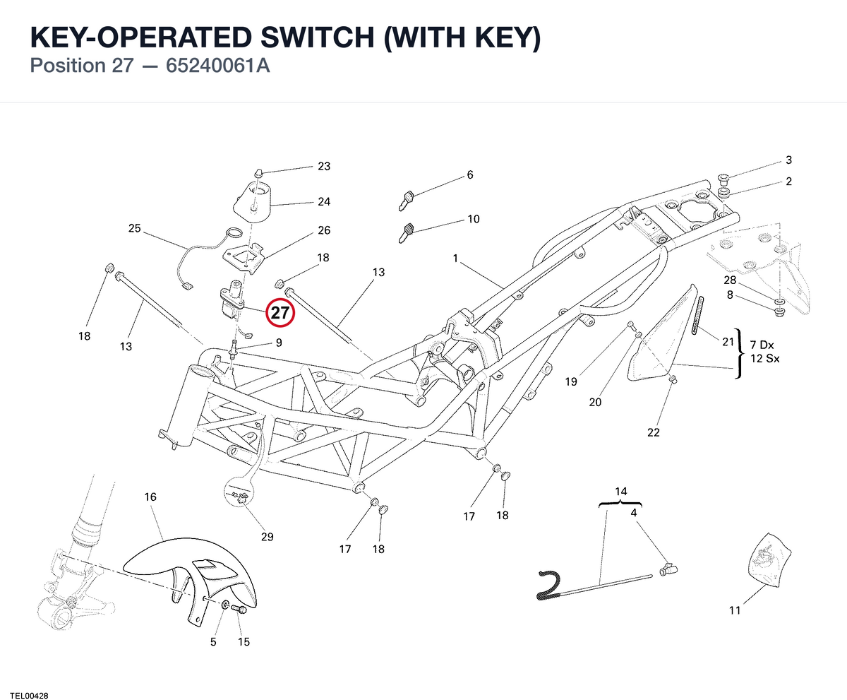 KEY-OPERATED SWITCH (WITH KEY)