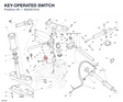 KEY-OPERATED SWITCH 65240131A diagram position
