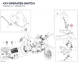 KEY-OPERATED SWITCH 65240371A diagram position