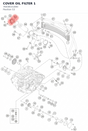 Diagram preview: COVER OIL FILTER 1 (76438141000)
